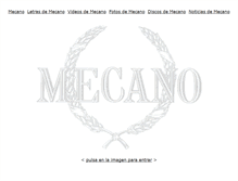 Tablet Screenshot of mecano.net